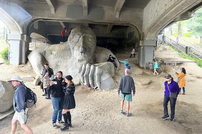 Boeing Factory Tour & Seattle City Tours Combo - Fremont Troll, the Lenin statue pass-by, and the Pixar-style Seattle moments