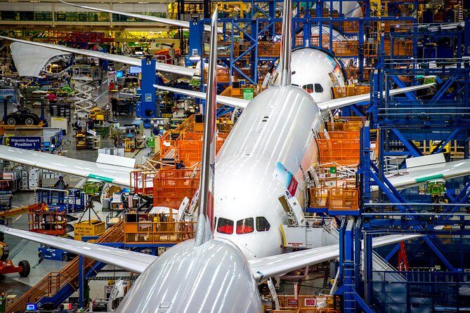 Boeing Factory Tour with Private Group Transport from Seattle - Boeing Everett assembly lines: what you’ll watch up close