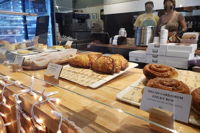 Eat Around the World Seattle Food Tour - The food lineup: azuki waffle cakes, octopus balls, dumplings, and more