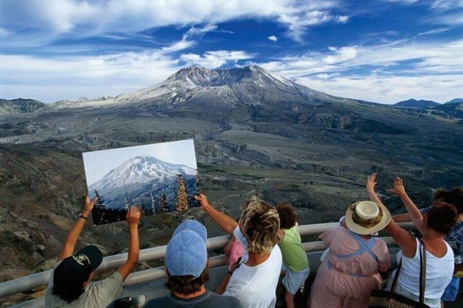 From Seattle: Mt Saint Helen Tour - Johnston Ridge Observatory: the science room built into a tragedy
