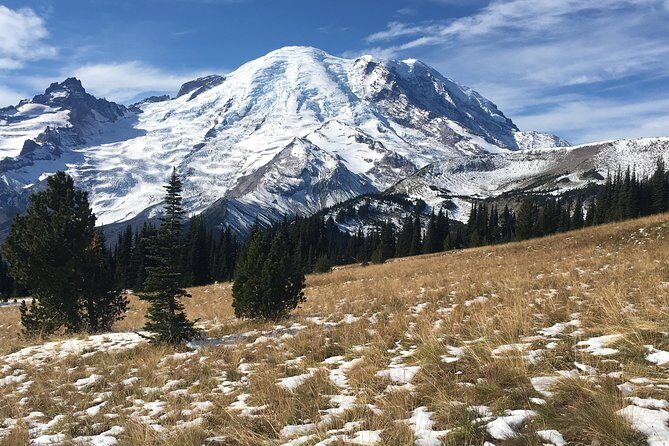 Mount Rainier Day Hike - The Burroughs Trail (Three Burroughs Trail): the view-to-effort payoff