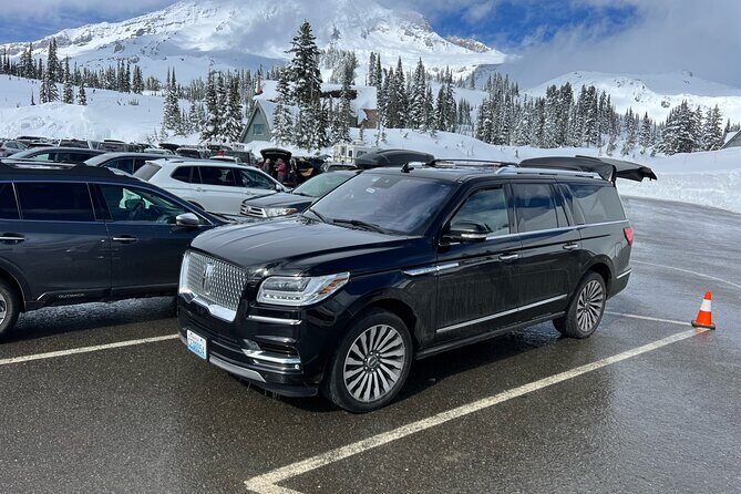 Mount Rainier Private Full Day — Sprinter Van or SUV - Sunrise Point at 6,400 feet: the drive-to-view payoff