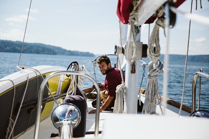 Sail Bainbridge Island & Seattle Waters - Luxury Classic Sailboat - Practical tips: how to dress and how to enjoy the wheel time