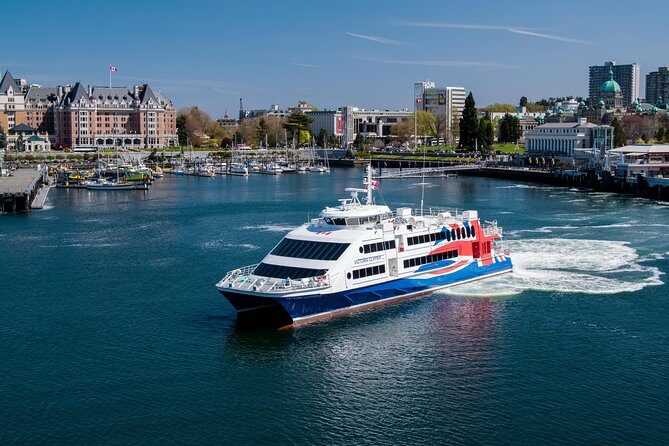 Seattle, WA to Victoria, BC High-Speed Passenger Ferry: ONE-WAY - Seattle to Victoria by high-speed catamaran: how it really fits your day