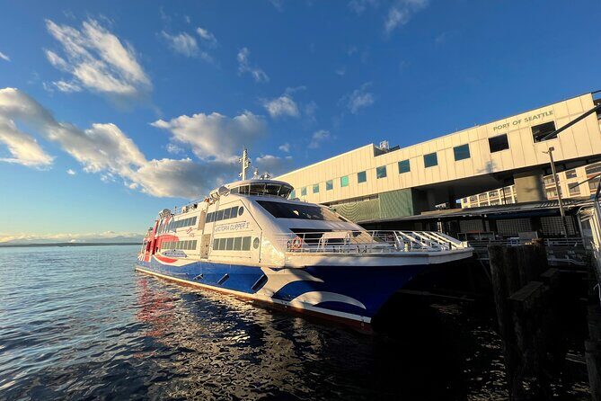 Seattle, WA to Victoria, BC High-Speed Passenger Ferry: ONE-WAY - Getting off in Victoria: Belleville Terminal puts you in the action